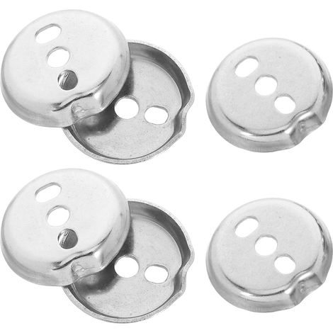 de 6 fixations de salle de bain en acier inoxydable base