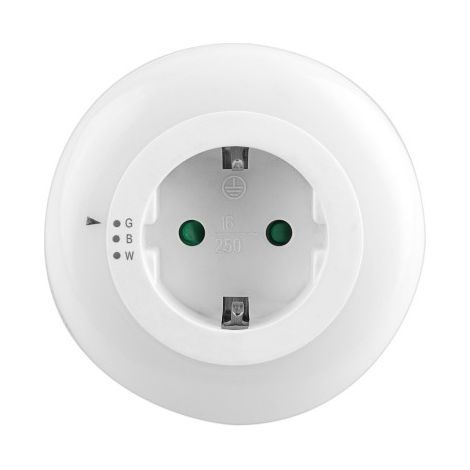LUZ NOCTURNALUZ LED NOCTURNA REDON.ENCHUFE RGB 0.5W - ALFA DYSER