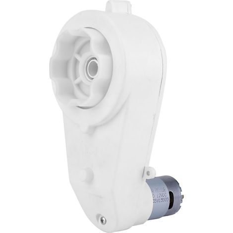 Boîte de vitesses pour moteur de véhicule électrique jouet blanc, pièces et accessoires pour poussette enfant 6V (6V550-15000 tr/min)