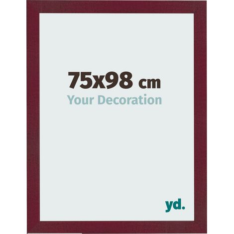 yd. - Cadre photo 75x98 - Vin Rouge Patine - MDF - Bologna (1/5)