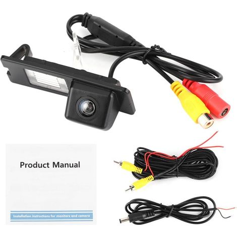 Caméra de vue arrière HD CCD IP68 170 degrés pour plaque d\'immatriculation Lumière convient pour Fluence Duster (1/5)