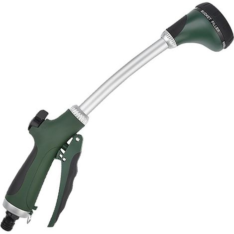 Pommeau D'Arrosage - 5 Modes De Jet Réglable - Entrée Filetée 3/4 Pouces - Poignée Allongée 40 Cm - Pour Jardin Et Nettoyage Extérieur - 1 Pièce