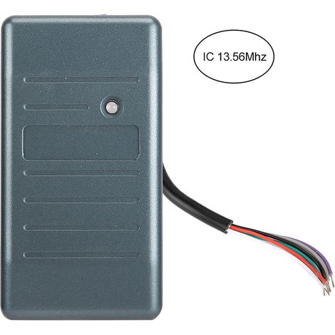 Contrôle d'accès RFID Lecteur 125KHz Wiegand 26/34 Gris Antidéflagrant IC 13.56MHz (1/5)