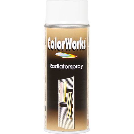 Pintura en aerosol para radiador 400ml Radiador blanco - Colorworks