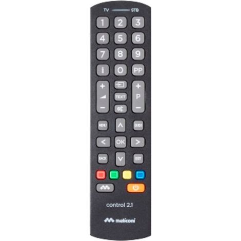 Meliconi Control 2.1 télécommande IR Wireless STB, TV Appuyez sur les boutons