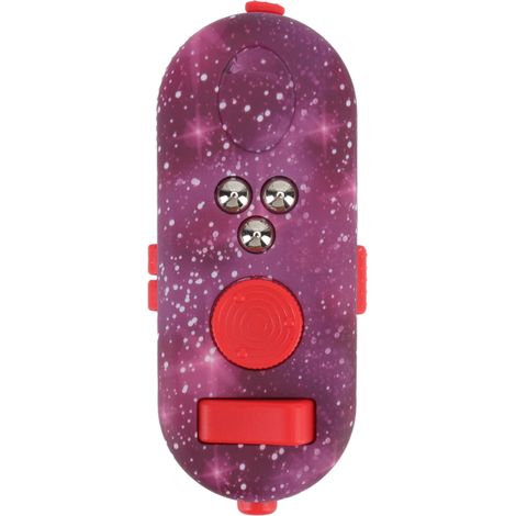 Jouet anti-stress portable et sensoriel EDC (Everyday Carry) pour réduire le stress et détendre l'humeur. Manette de contrôle sensorielle 10 étoiles violette.