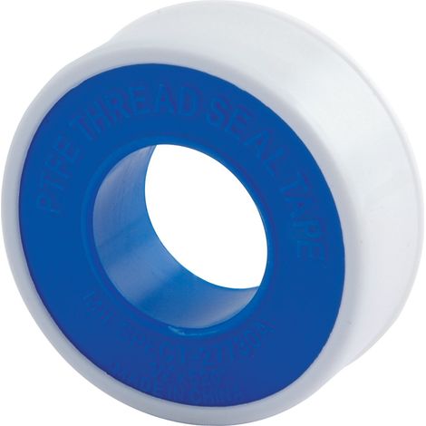 Ruban d'étanchéité pour filetage de tuyaux blanc ALL14282 1/2" x 260 pi, dimensions : 2 x 2 cm