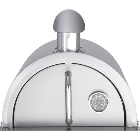 Allgrill Pizzaofen-Edelstahlhaube für MULTI-KULTI mit Kamin Pizzahaube Backhaube