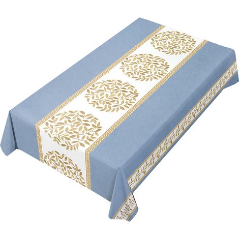 Tapis De Bureau - Pvc Impermeable - Resistant Huile Chaleur - Lavable - Style Champetre - 120 X 80 Cm - 1 Piece (1/5)