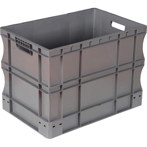 Caja Plástica Eurobox con asas 40 x 60 x 43 cm Ref.SPK 4642