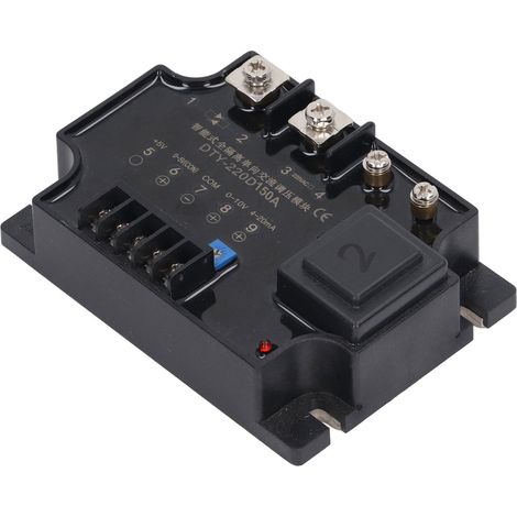 Module de régulation de tension monophasé, entièrement isolé, indicateur LED, régulateur de résistance CA 150 A, 220 V CA, 220 V CA (1/5)