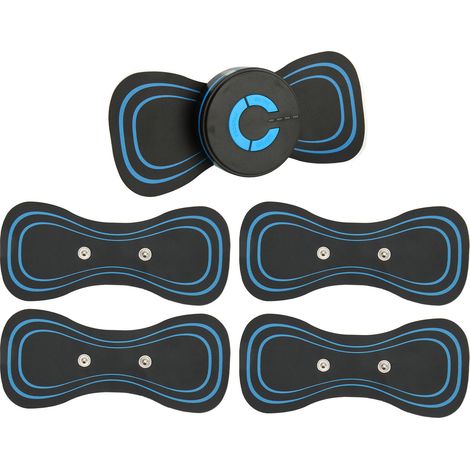 Mini masseur de cou portable et portatif, autocollant de massage cervical, rechargeable par USB, EMS à impulsions (1/5)