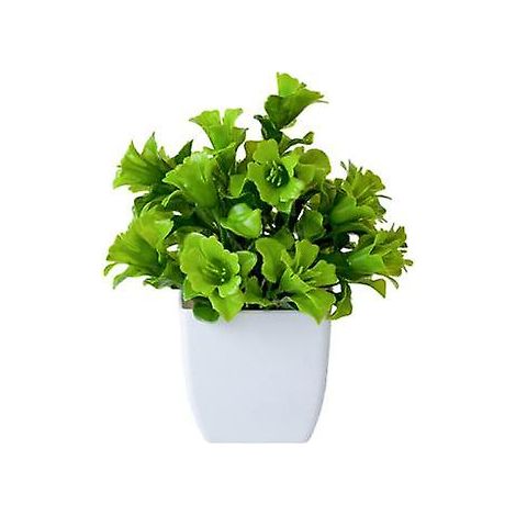 Plante artificielle en pot, lilas artificiel, bonsaï, réaliste et coloré, pour la décoration intérieure.vert (1/5)