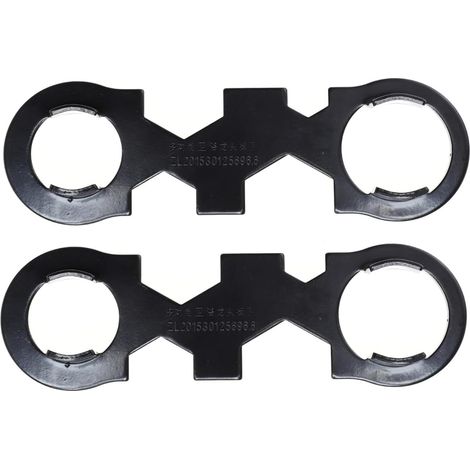 Clé à Noyau de Valve Multifonctionnelle 2 Pièces 35mm 40 Mm Acier au Carbone Élevé Noir, Surface Lisse, pour Aérateur de Robinet et Noyau de Valve, Usage Maison (1/5)