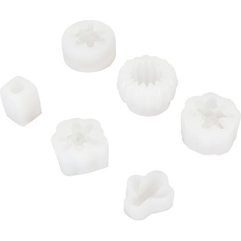 6 Moules à Bougie en Silicone 6Pcs Forme Cactus Résistant à la Chaleur pour Création Bougies Maison (1/5)
