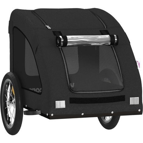 Rimorchio/carrello per animali domestici nero 020044219