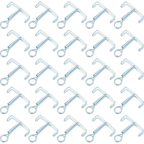 Pince à ressort de laboratoire, 25 pièces, inox, pour chimie (1/5)
