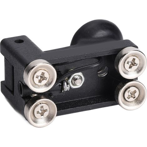 Clé Morse CW manuelle ultra compacte avec pied aimanté pour radio courtes ondes, ABS antirouille, modèle QU-4525, kit avec câble tournevis 2 pastilles 2 pads (1/5)