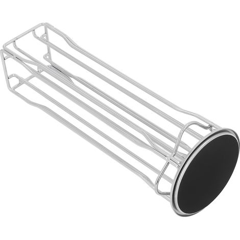 Support à capsules de café rotatif à 360°, base épaisse antidérapante, en fer forgé, pour 20 capsules Vertuoline, couleur argent. (1/5)