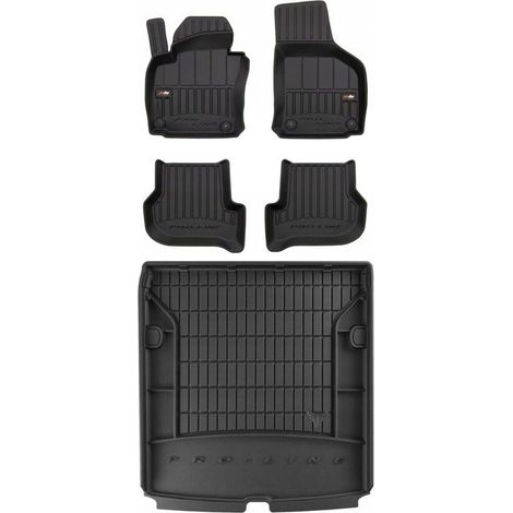 SET alfombrillas goma 3D Skoda Octavia 2 Kombi 2004-2013 (1/5)