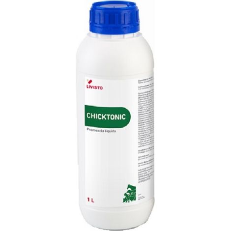 Liquide de prmlange chicktonic Livisto avec des vitamines et des acides amins pour animaux domestiques, 1 L