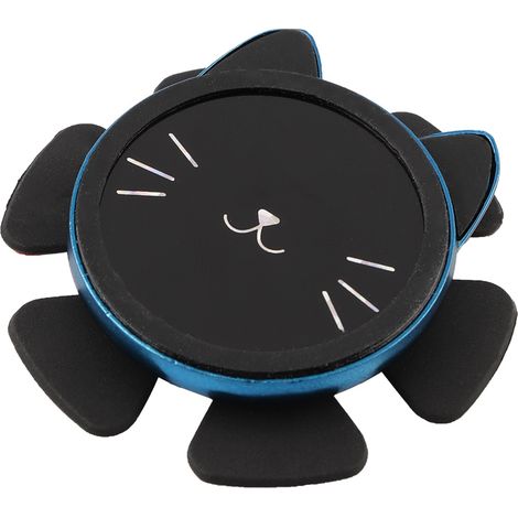 Support téléphone aimanté voiture 360° rotatif guidon support navigation bleu (1/4)