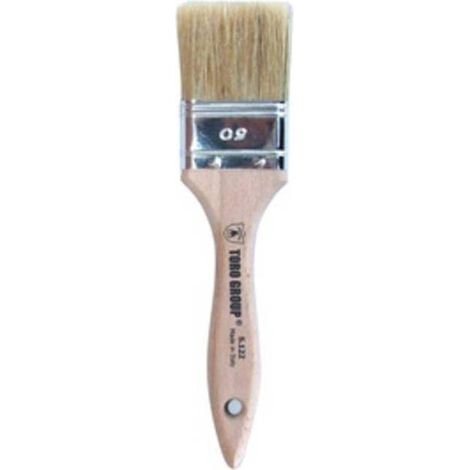 12 x PENNELLESSA BIONDA MANICO LEGNO S.122 40 MM