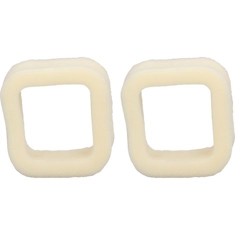 2 Filtres à air pour débroussailleuse 443 436, lavables en fibre de polyester, compatibles taille-bordures (1/5)