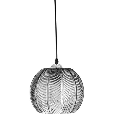 Bloomingville - Adar Pendant Lamp - Grey - Glass