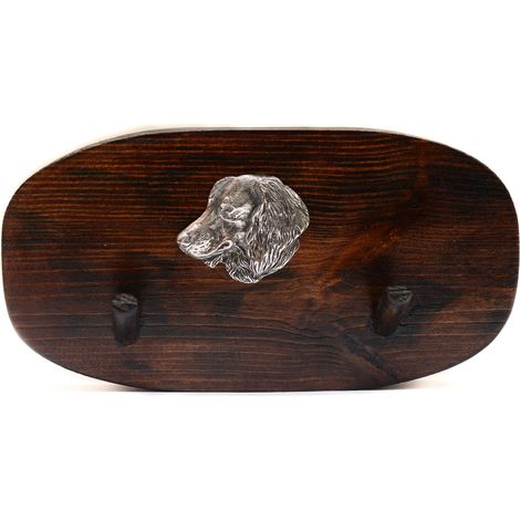 Bassotto a pelo lungo II - gancio per accessori, gancio per medaglie con un cane, ganci per chiavi di Art-Dog (1/5)
