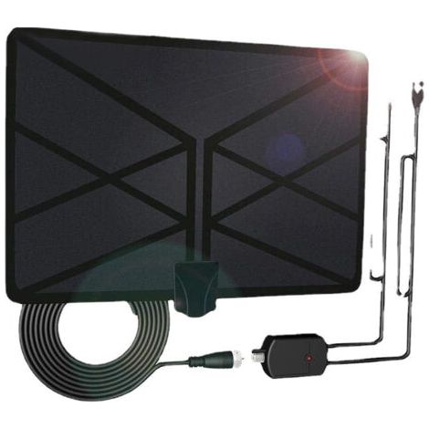 SABIR Antenne HDTV numérique amplifiée d'intérieur pour télévision de 960 milles avec 4K UHD 1080P Dvb-T Freeview TV pour la vie des chaînes locales diffusées comme indiqué (1/4)