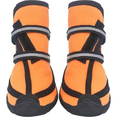 Bottes de sport pour chiens (orange 8,3 x 5,5 cm) (1/5)