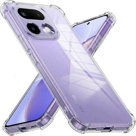 Custodia per Realme 16 Pro Plus, resistente alle cadute, trasparente (1/4)