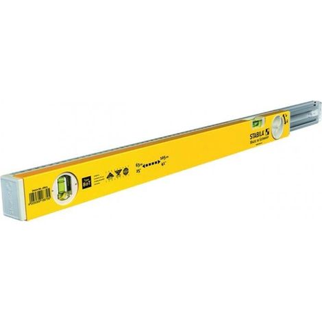 Stabila STB80T80 Telescopic Spirit Level 2 Vials 80-127cm