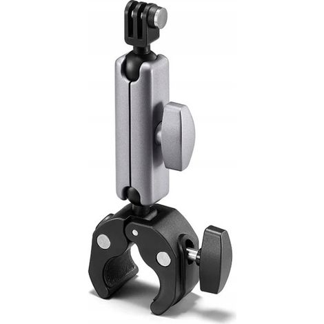 Supporto per moto SJCAM 360, robusto e versatile, con staffa fissa. (1/4)
