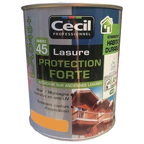 CECIL LX545+ Lasure Protection Forte Châtaignier 1 L (1/3)