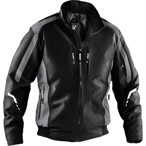 [NEUWERTIG] B-Ware Kübler Jacke Wetterjacke Arbeitsjacke Schwarz Anthrazit Xl Polyester Steppfutter (1/2)