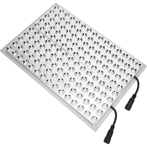 300-W-Pflanzenlampe mit 150 LEDs, Vollspektrum, Dimmfunktion und Zeitschaltuhr, für Gewächshäuser, EU-Stecker, 100–240 V (1/5)