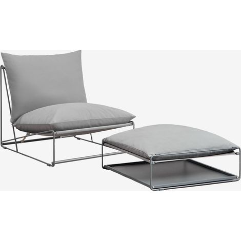 Conjunto de jardín con sillón y puff convertible Amaro SKLUM (1/5)