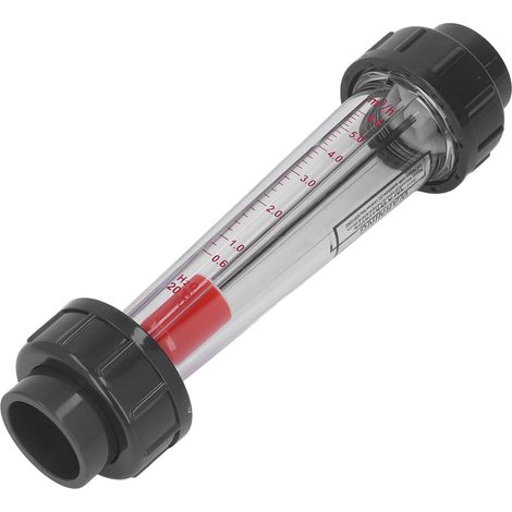 Hochpräziser ABS-Wasserdurchflussmesser 0,6-6 m³/h, Flüssigkeitsdurchflussmesser mit Kunststoffschlauch, für industrielle Rohrleitungen (1/5)