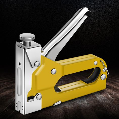 Cloueuse manuelle standard, cloueuse trois-en-un, cloueuse pneumatique, cloueuse en U, cloueuse pour peinture sur acier, cloueuse pour cadres photo. (1/5)