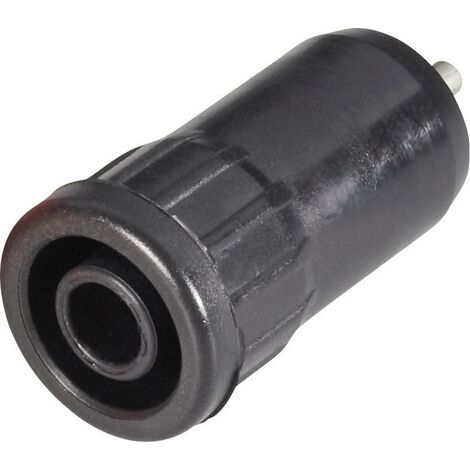 Douille banane de sécurité Ø de la broche: 4 mm Schnepp BU 4800 sw noir 1 pc(s) D21976 (1/3)