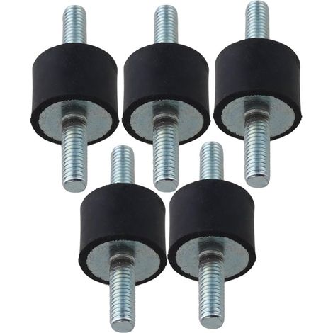5pcs 6mm Anti Vibration Rubber Screw On Both Ends Pump Mount BQLZRN12473 (1/5)