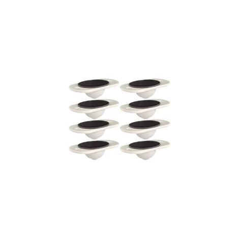 Self Adhesive Swivel Casters, Mini Cute Casters Solid Plastic Swivel Casters 360° Furniture Casters 8pcs - Crezuo