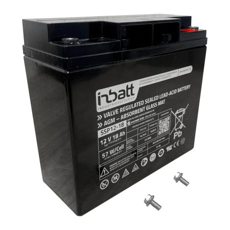 Ersatz Batterie MP 18-12 / 12 V 18 Ah für Stromerzeuger uvm. (1/5)