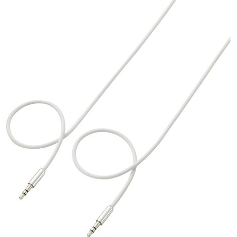 Câble de raccordement jack 3,5 mm Speaka Professional SuperSoft blanc 3 m SpeaKa Professional SP-787 (1/3)
