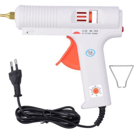 Pistolet à colle thermofusible, outil de bricolage industriel haute puissance à température réglable, prise 11mm 110W 100-240VEU (1/5)