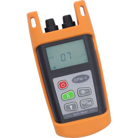 Wattmètre à fibre optique avec localisateur visuel de défauts - Testeur d'atténuation de la lumière à fibre optique mini professionnel de haute précision (70 à +6 dBm) (1/5)