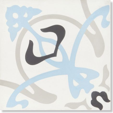 Carreau de ciment véritable Vagnas 20x20x1,6 cm (à l'unité) - RO'MA NATURE