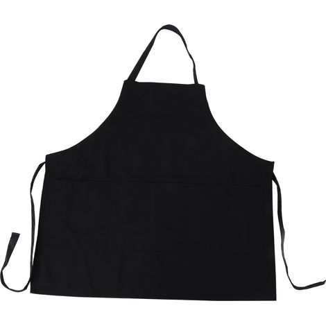 Tablier en tissu imperméable, tablier en toile denim avec poches, idéal pour la vaisselle et la boucherie (1/4)